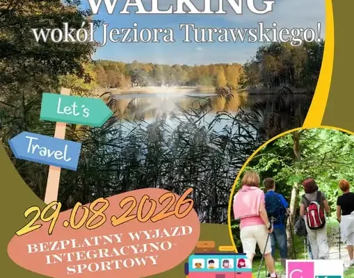 Bezpłatny nordic walking nad Jeziorem Turawa – zapisy trwają!