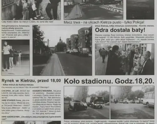 Włókniarz Kietrz pokonał Odrę Opole 1:0 w meczu z 2000 roku