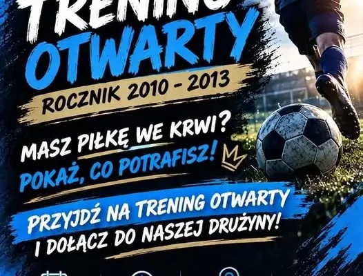 Trening otwarty w Baborowie – szansa dla młodych piłkarzy z roczników 2010–2013