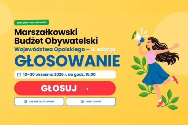 Marszałkowski Budżet Obywatelski 2026: głosowanie tylko online do 30 września