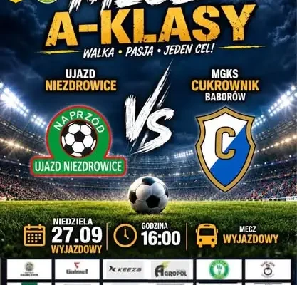 Cukrownik Baborów jedzie na wyjazd do Ujazdu. Kibice organizują wspólny wyjazd autokarem