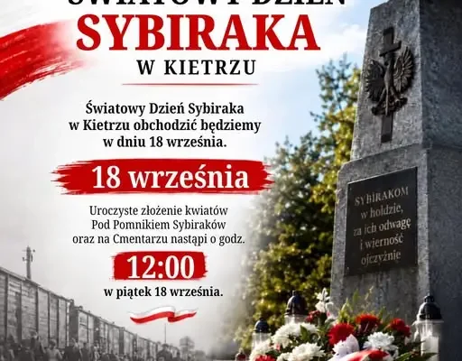 Kietrz uczci Światowy Dzień Sybiraka – 18 września 2026