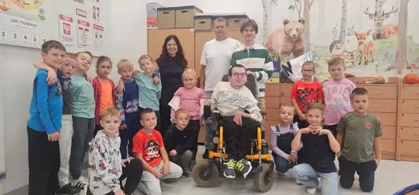 Absolwent wrócił do szkoły w Branicach. Uczył ósmoklasistów, jak skutecznie się uczyć