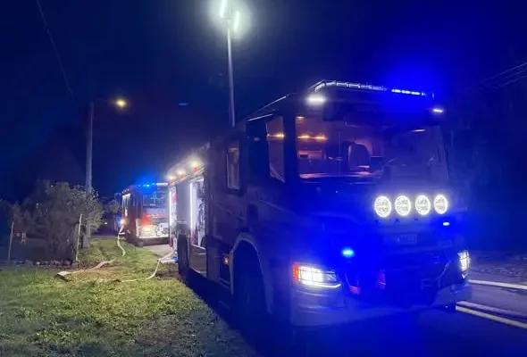 Pożar pustostanu w Jabłonce. Interweniowała OSP Branice