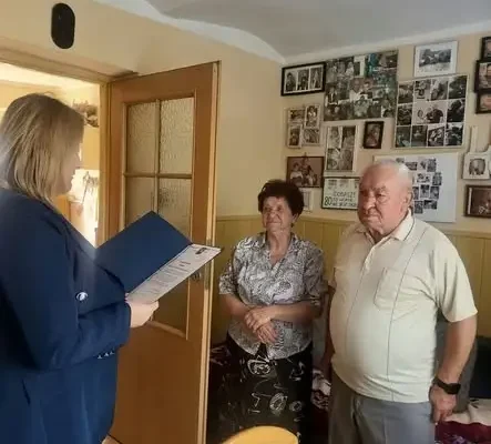 Żelazne Gody w Kietrzu – państwo Litwinowiczowie świętują 65 lat małżeństwa