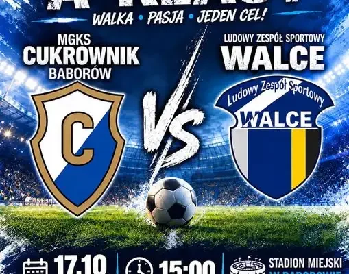 Cukrownik Baborów wraca na własne boisko – w sobotę starcie z wiceliderem LZS Walce