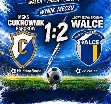 Cukrownik Baborów przegrał z LZS Walce, ale wygrał coś ważniejszego