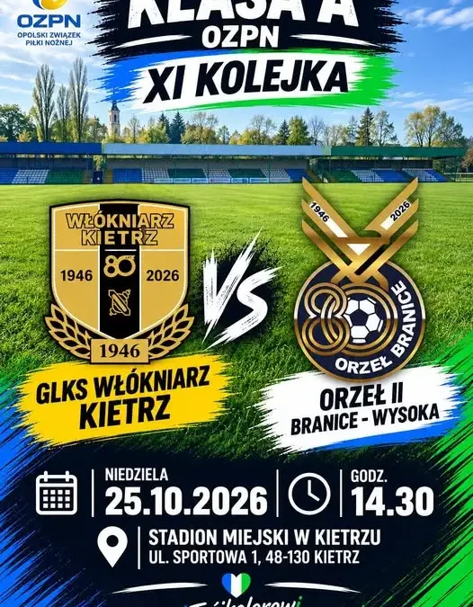 Derby Powiatu Głubczyckiego: Włókniarz Kietrz podejmie Orła II Branice